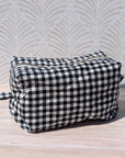 Carry - All Boxy Pouch | Black Gingham - Trendy Fox Studio