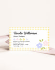 Business Card Canva Template | Preppy Cottagecore | Yara - Trendy Fox Studio