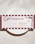 Gift Certificate Canva Template | Old Money Style | Lorna - Trendy Fox Studio