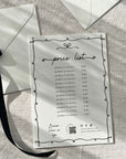 Price List Menu Canva Template | Whimsical Coquette | Thea - Trendy Fox Studio