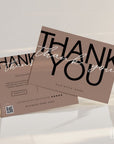 Business Thank You Card Canva Template | Modern Editorial | Lyra - Trendy Fox Studio