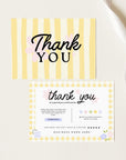 Business Thank You Card Canva Template | Preppy Cottagecore | Yara - Trendy Fox Studio