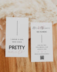 Business Card Canva Template with QR Code | Nail or Salon | Vertical | Noa - Trendy Fox Studio
