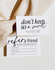 Refer A Friend Discount Card Canva Template | Modern Boho | Inez - Trendy Fox Studio