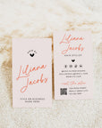 Hair Stylist Business Card Canva Template with QR Code | Elegant Boho | Inez - Trendy Fox Studio