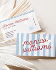 Business Card Canva Template | Preppy Cottagecore | Margot - Trendy Fox Studio