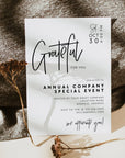 Company Party Business Invitation Canva Template | Dusk - Trendy Fox Studio