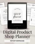 Etsy Shop Planner for Digital Products - Trendy Fox Studio