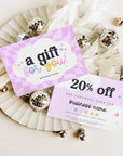 Business Coupon Post Card, Discount Card Canva Template | Colorful Rainbow | Lulu - Trendy Fox Studio