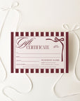 Gift Certificate Canva Template | Old Money Style Postcard | Lorna - Trendy Fox Studio