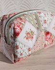Carry - All Boxy Pouch | Vintage Sage & Rose Patchwork - Trendy Fox Studio