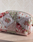 Carry - All Boxy Pouch | Vintage Sage & Rose Patchwork - Trendy Fox Studio