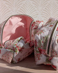 Carry - All Boxy Pouch | Vintage Sage & Rose Patchwork - Trendy Fox Studio