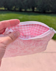 Mini Wallet | Pink Chinoiserie - Trendy Fox Studio