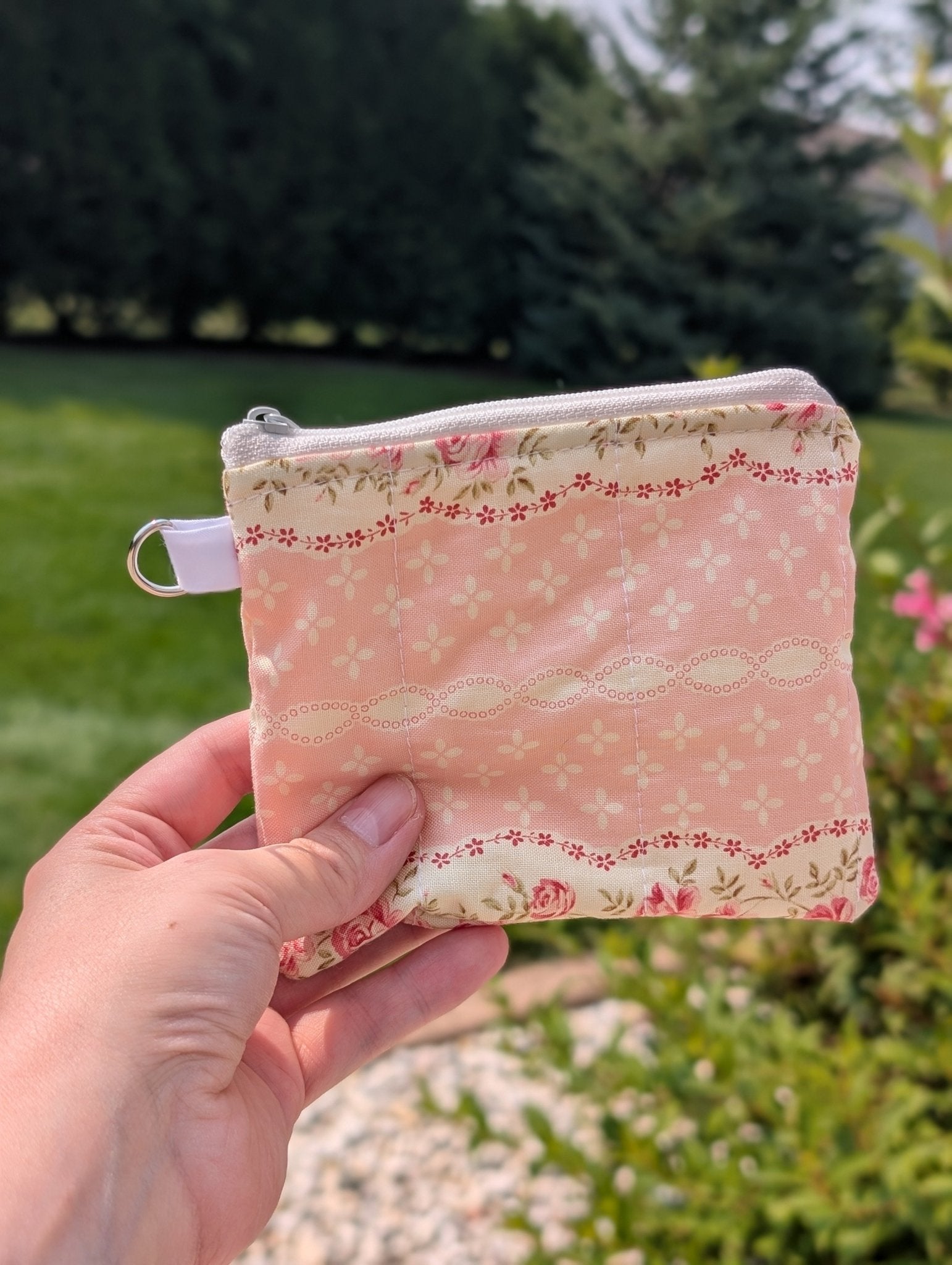 Mini Wallet | Vintage Rose - Trendy Fox Studio