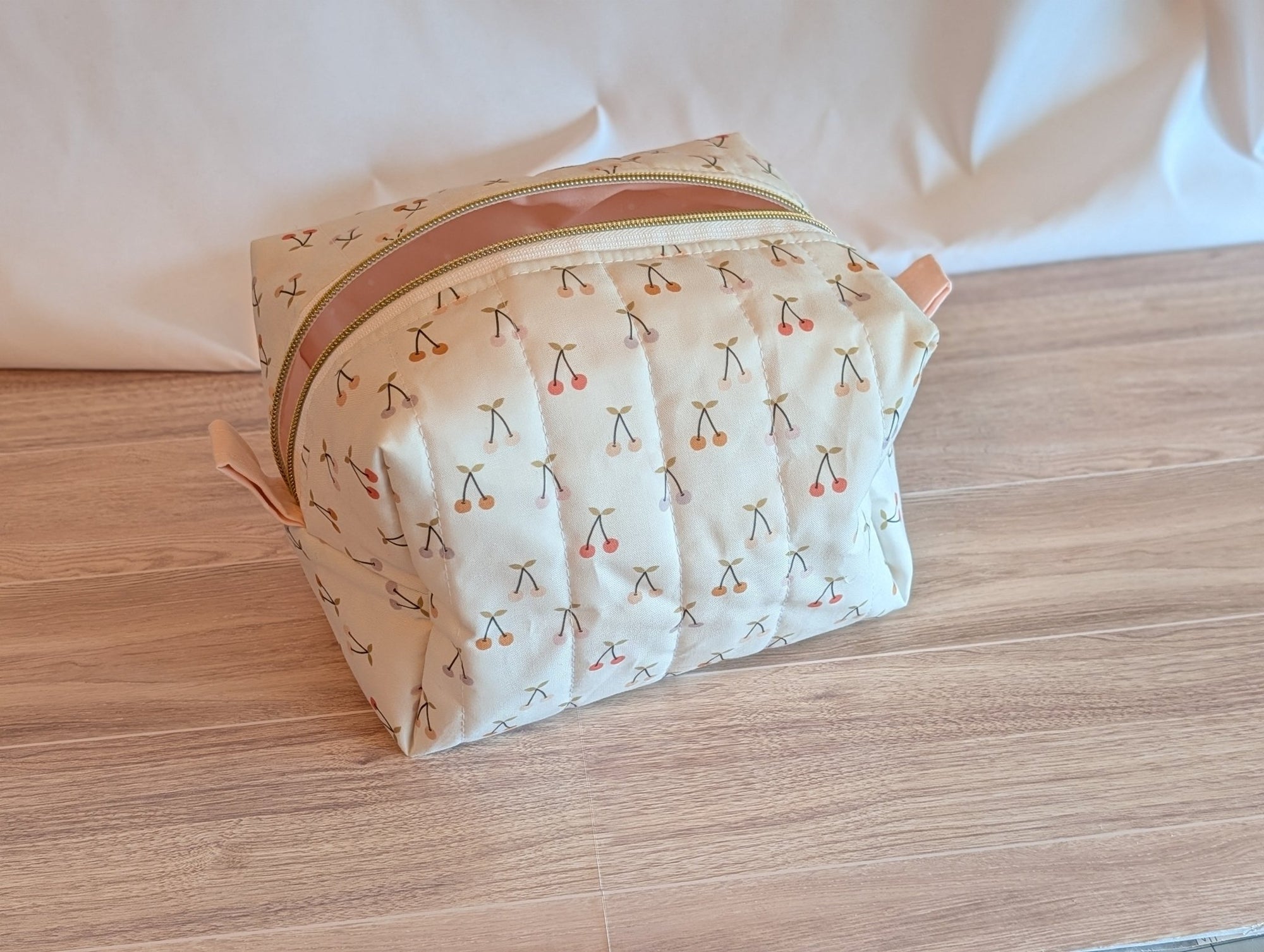 Carry - All Boxy Pouch | Pastel Rainbow Cherry - Trendy Fox Studio