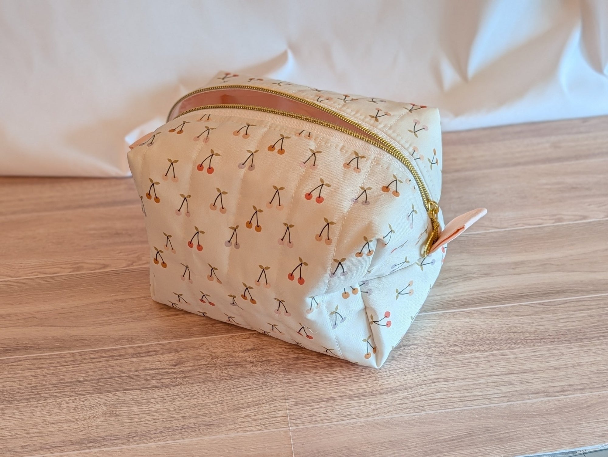 Carry - All Boxy Pouch | Pastel Rainbow Cherry - Trendy Fox Studio