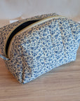 Carry - All Boxy Pouch | Vintage Blue Floral - Trendy Fox Studio