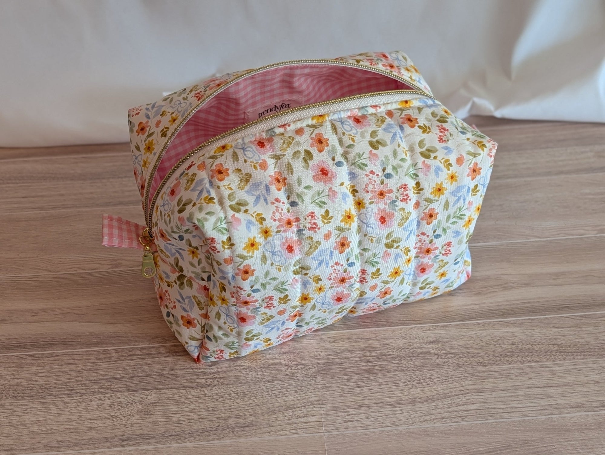 Carry - All Boxy Pouch | Blossoms & Bows - Trendy Fox Studio