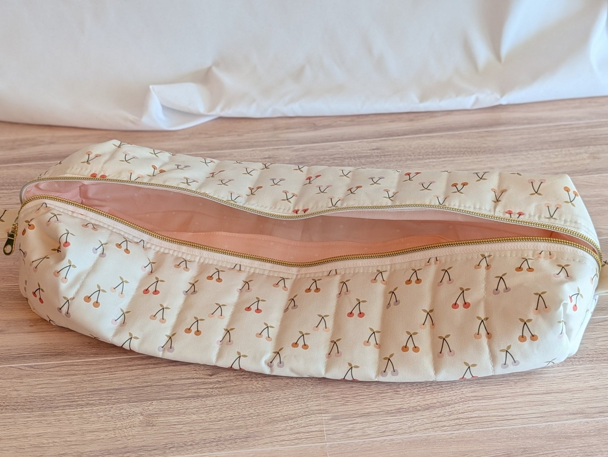 Hair Tool Pouch | Pastel Cherries - Trendy Fox Studio