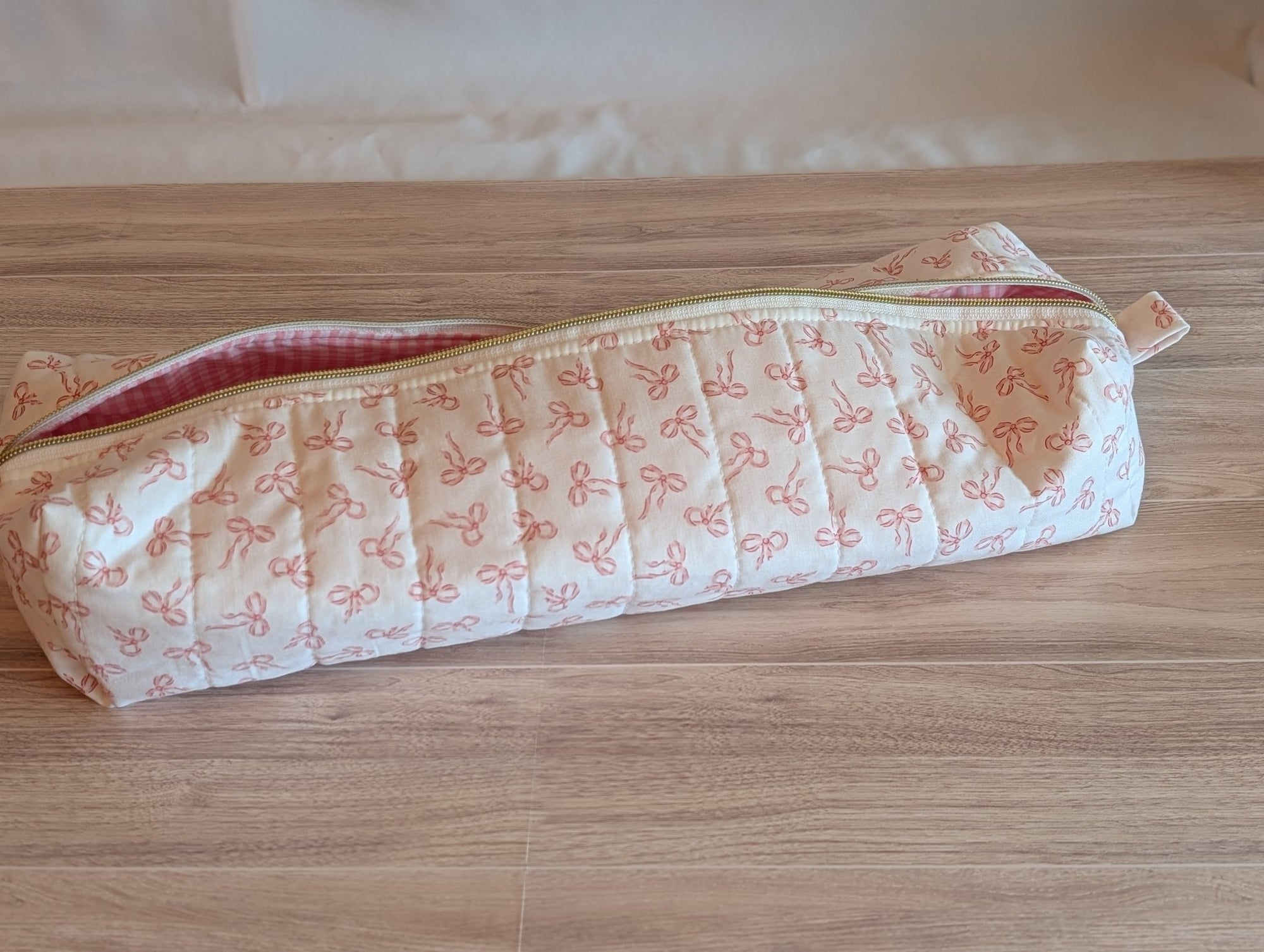Hair Tool Pouch | Pink Bows - Trendy Fox Studio