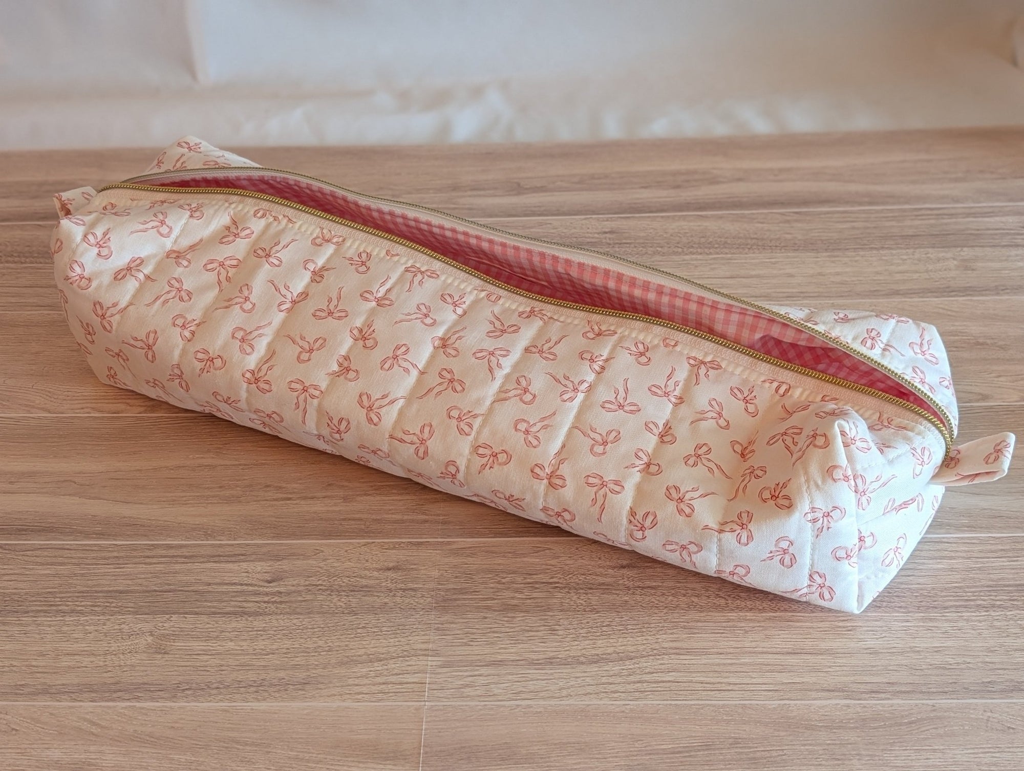 Hair Tool Pouch | Pink Bows - Trendy Fox Studio