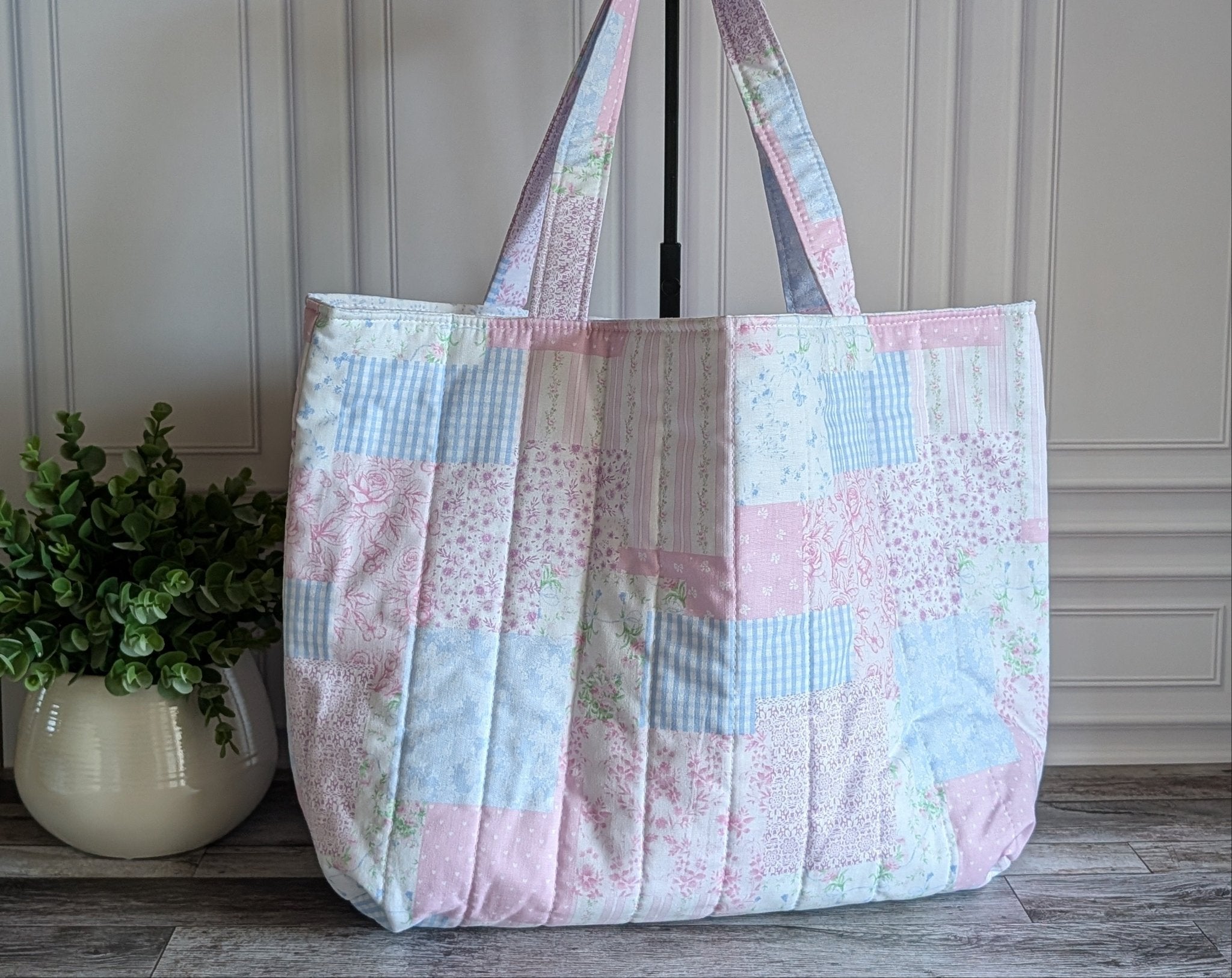 バッグ apolina Patchwork Quilted Shopper Multi バッグ apolina