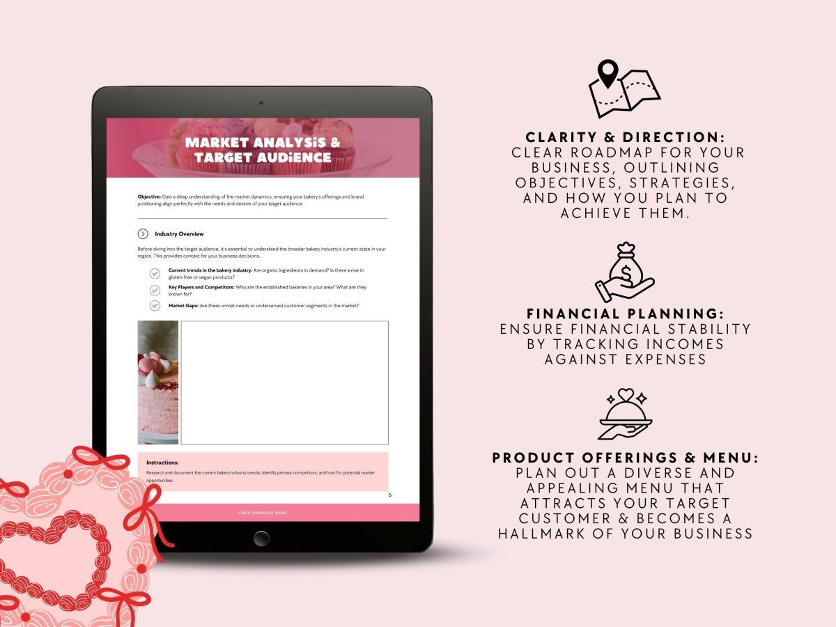 Bakery Business Plan | Canva Template - Trendy Fox Studio