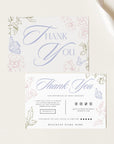 Baroque Rococo Coquette Business Thank You Card Canva Template - Trendy Fox Studio