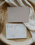 Blush Boho Business Thank You Card Canva Template | Mae - Trendy Fox Studio