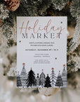 Boho Christmas Pop - Up Event Flyer Canva Template - Trendy Fox Studio