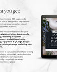 Candle Business Planner & Guide, Candle Making Startup Planner, Goal Setting, Budget Planning, & More! - Trendy Fox Studio