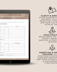 Candle Business Planner & Guide, Goal Setting, Budget Planning, & More! - Trendy Fox Studio