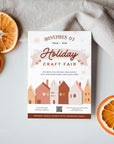 Christmas Craft Fair Event Flyer Canva Template - Trendy Fox Studio