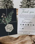 Christmas Small Business Thank You Card Canva Template - Trendy Fox Studio