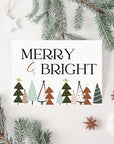 Cute Boho Christmas Business Thank You Card Canva Template - Trendy Fox Studio