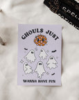 Disco Ghost Halloween Business Thank You Card Canva Template - Trendy Fox Studio