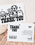 Editable Pet Business Thank You Card, Printable Animal Business Postcard | Canva Template - Trendy Fox Studio