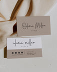 Elegant Boho Business Card Canva Template | Blair - Trendy Fox Studio