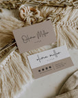 Elegant Boho Business Card Canva Template | Blair - Trendy Fox Studio