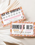 Fun Retro Appointment Reminder Card Canva Template | Brooks - Trendy Fox Studio