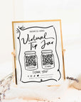 Fun Virtual Tip Jar 2 QR Code Sign Canva Template, Whimsical Hand Drawn | Rose - Trendy Fox Studio