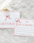 Gift Certificate Canva Template | Rose - Trendy Fox Studio