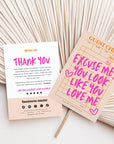 Guest Check Business Thank You Card Canva Template | You Look Like You Love Me - Trendy Fox Studio