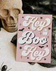 Hey Boo Pastel Halloween Business Thank You Card Canva Template