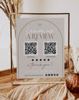 Leave Us A Review Sign Canva Template | Nora - Trendy Fox Studio