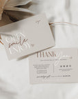 Luxe Boho Business Thank You Card Canva Template | Nora - Trendy Fox Studio