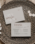 Luxe Boho Business Thank You Card Canva Template | Nora - Trendy Fox Studio