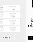 Minimalist Soap Bar Wrap Band Label Canva Template - Trendy Fox Studio