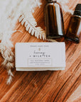 Minimalist Soap Bar Wrap Band Label Canva Template - Trendy Fox Studio